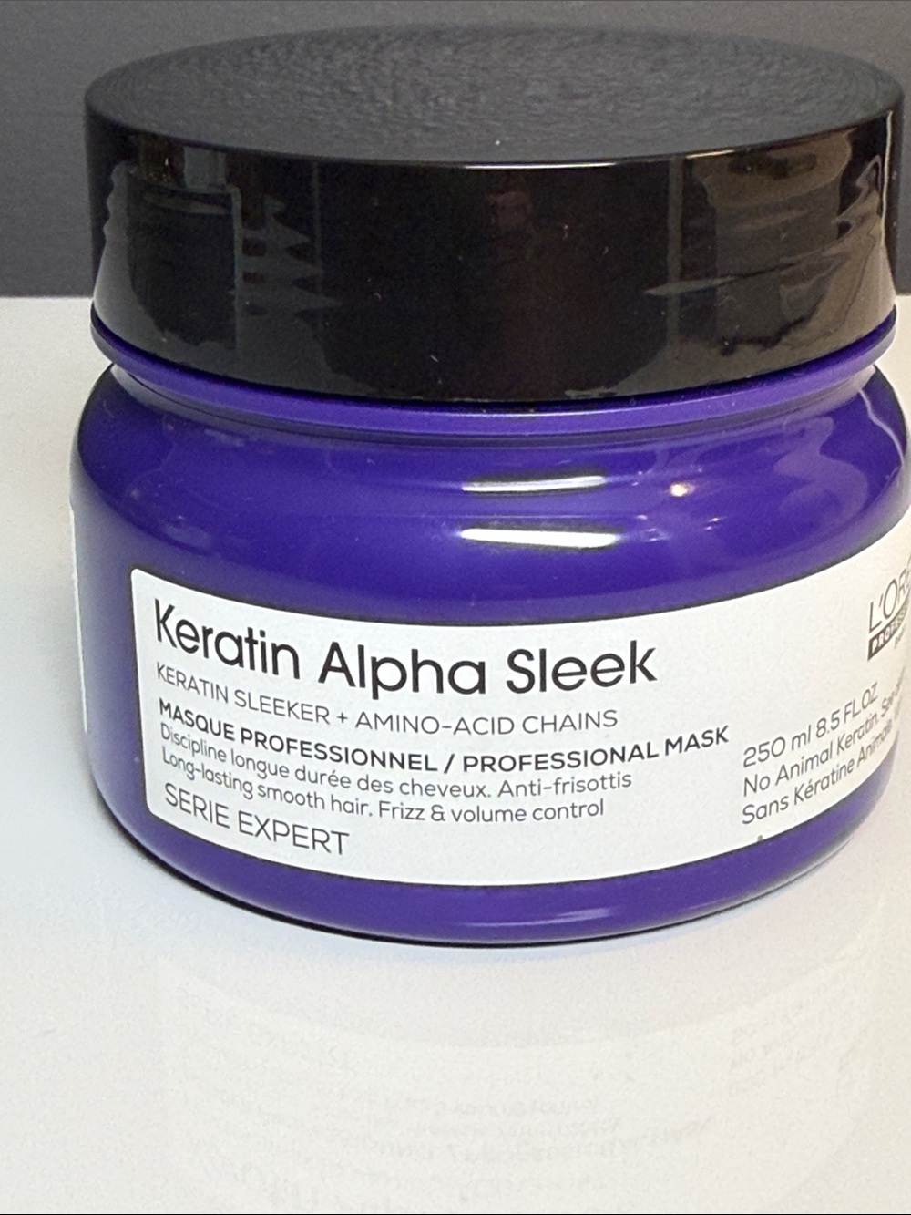 Keratin Alpha Sleek Professional anti frizz Hair Mask - new